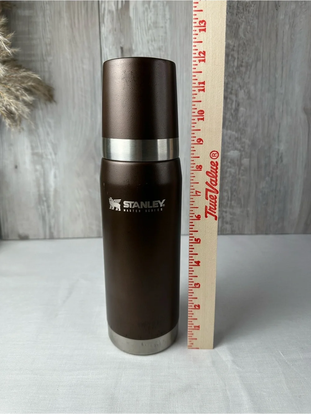 Stanley Brown Unbreakable Vacuum Bottle with Stainless Trim - Picture 4 of 12